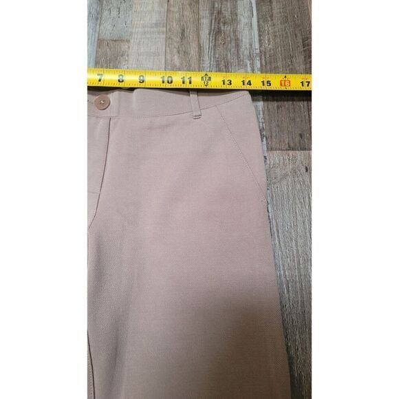 Betabrand Pants Women Small Petite Tan Bootcut Mid Rise Stretch Flare Dress - Picture 8 of 9